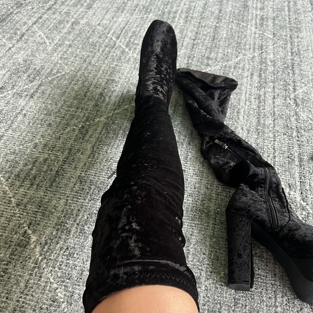 Glamorous OTK Boots Size 8